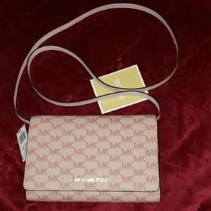 Michael Kors Blossom Logo Xbody Clutch
